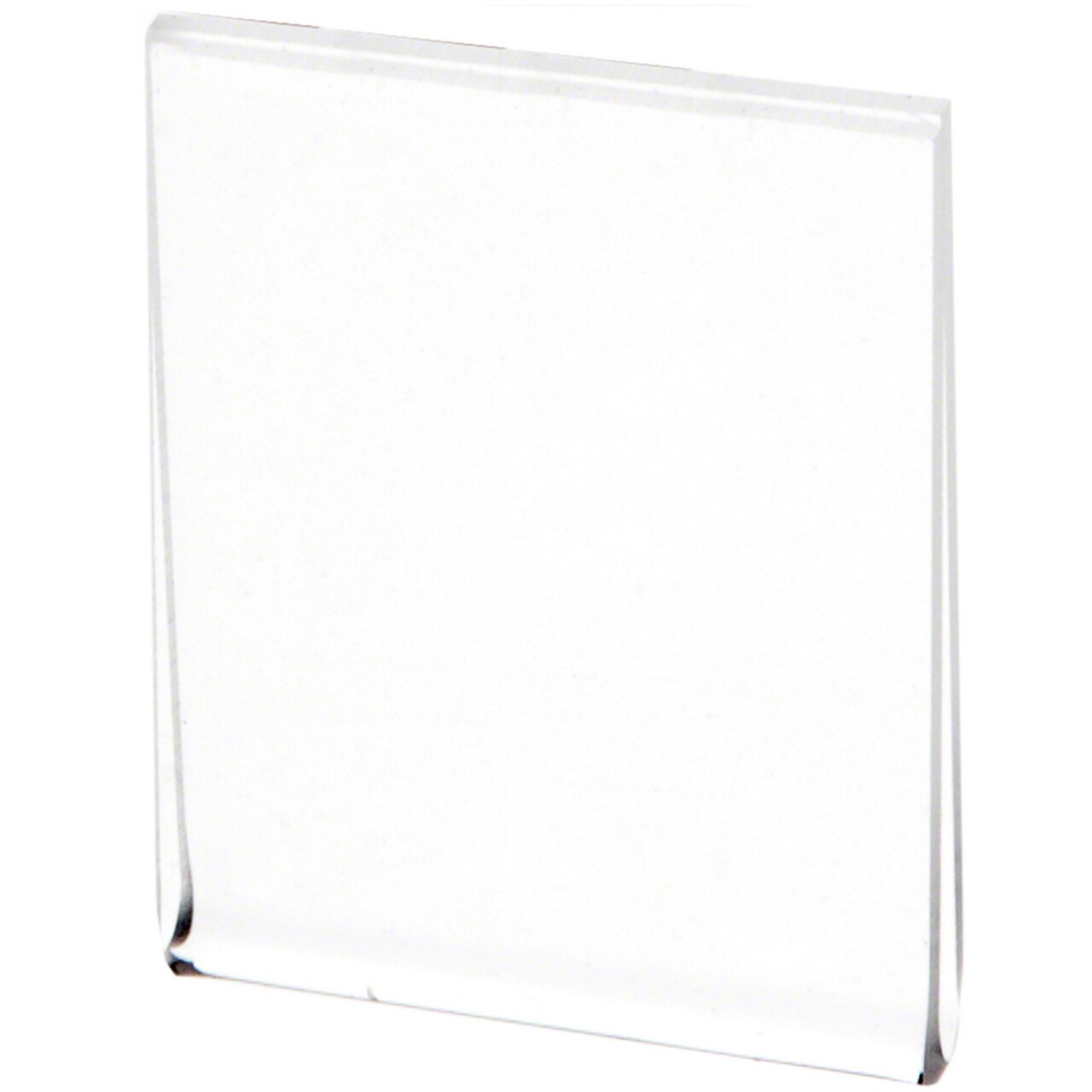 Plymor Clear Acrylic Folder-Style Sign Display Holder / Protector, 1.75" W x 2 25" H